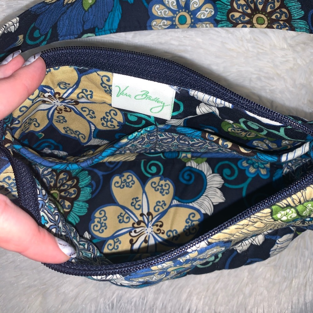 Vera Bradley Small Blue Floral Purse - Picture 2 of 6